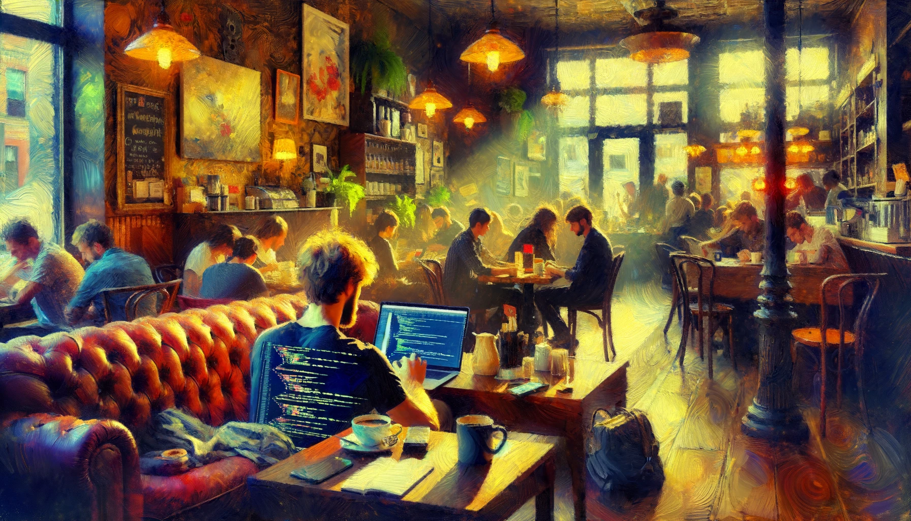 first image generated