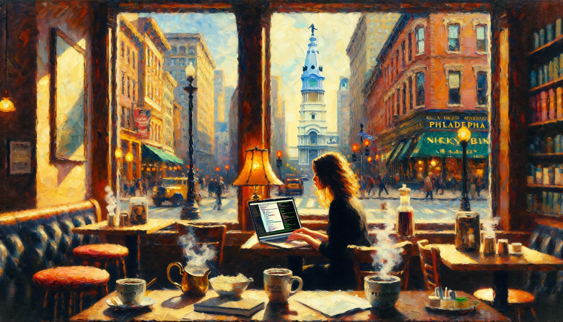first image generated